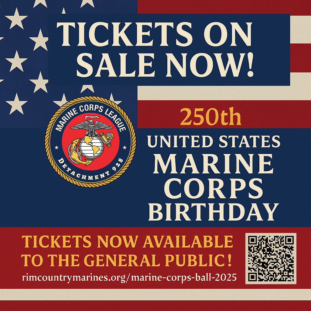 Rim Country Marines Host The 250th Birthday Ball At The Mazatal Hotel in Payson AZ!! event photo 1